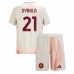 Maillot de foot AS Roma Paulo Dybala #21 Extérieur vêtements enfant 2024-25 Manches Courtes (+ pantalon court)